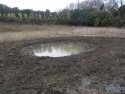 Experimental pond in Longmead